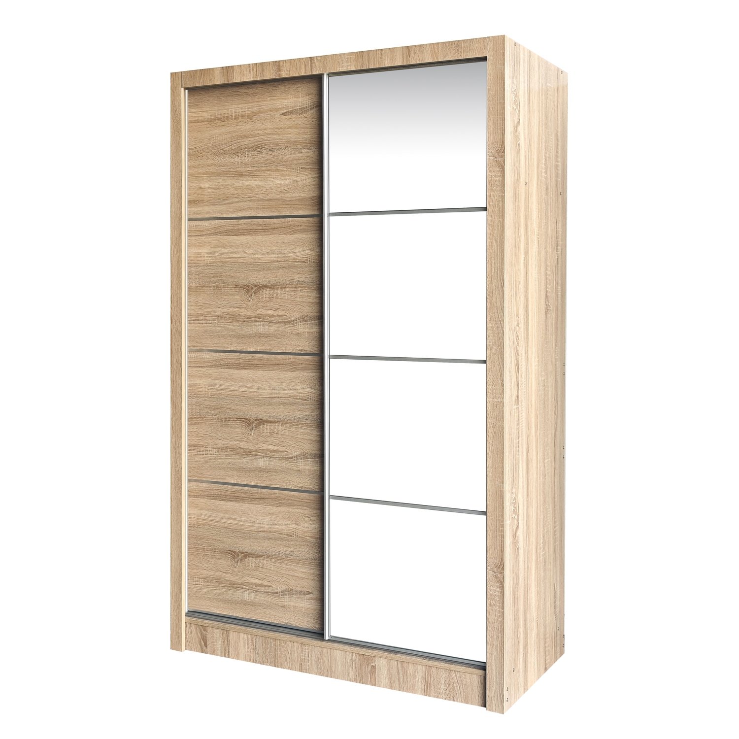 14370125-1 Ντουλάπα ArteLibre SUNNIVA Φυσικό Μοριοσανίδα 120x60x200cm - Image 1