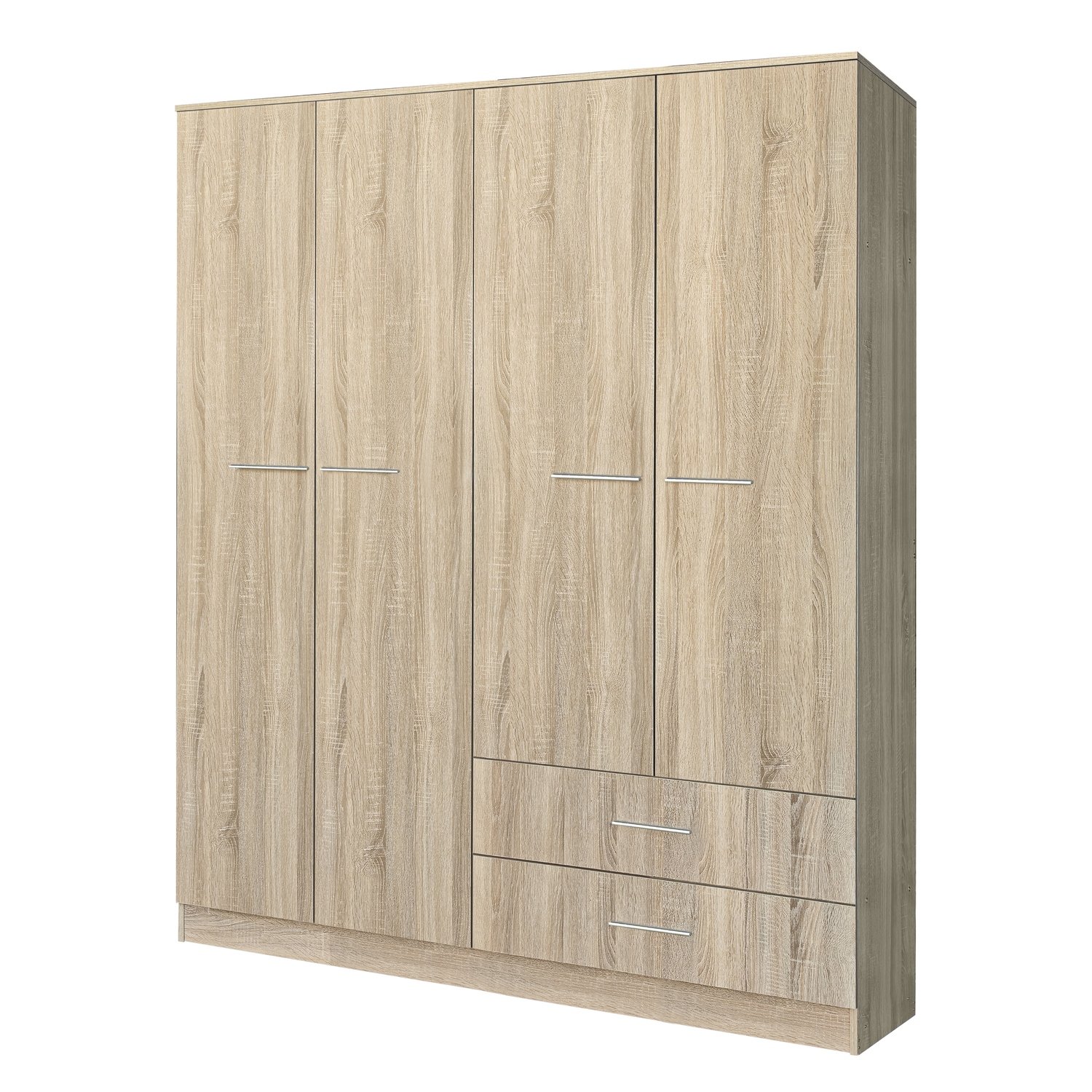 14370149a Ντουλάπα ArteLibre SASSA Φυσικό Μοριοσανίδα 120x50x195cm - Image 1