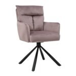 Πολυθρόνα ArteLibre WYATT Σάπιο Μήλο Ύφασμα/Μέταλλο 60x67x93cm
