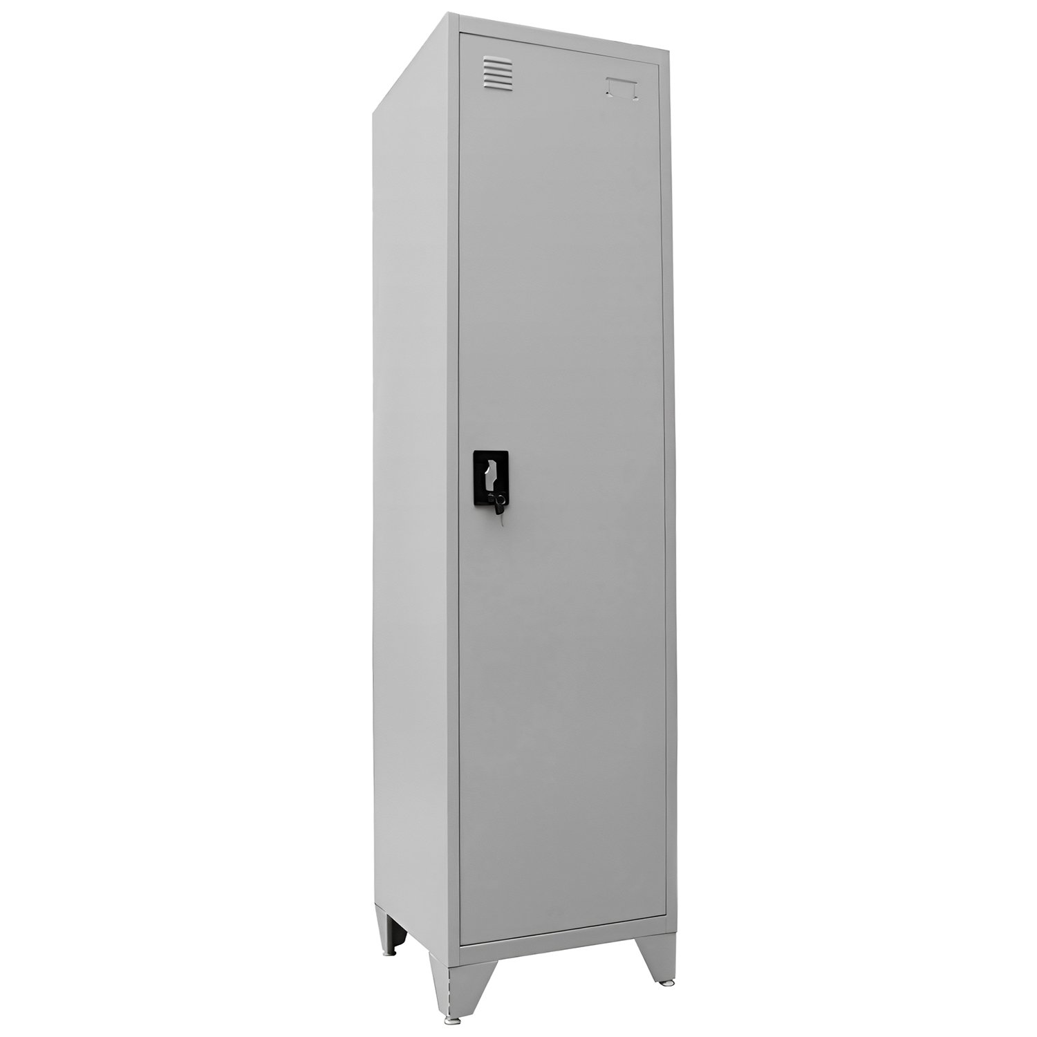 14800024 Φοριαμός ArteLibre IKORIN Ανοιχτό Γκρι Μέταλλο 50x50x185cm - Image 1