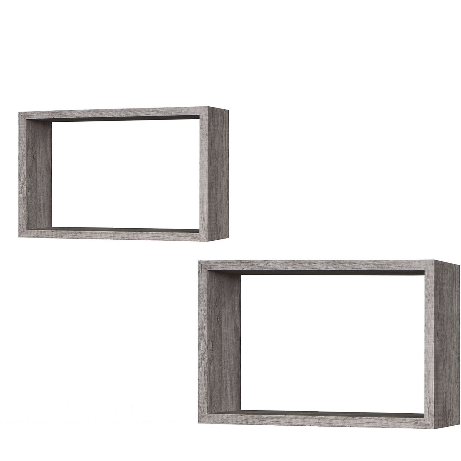 685040gt Ράφια Γκρι Δρυς 40x27x12cm/36.5x23.5x12cm 2Τμχ - Image 1