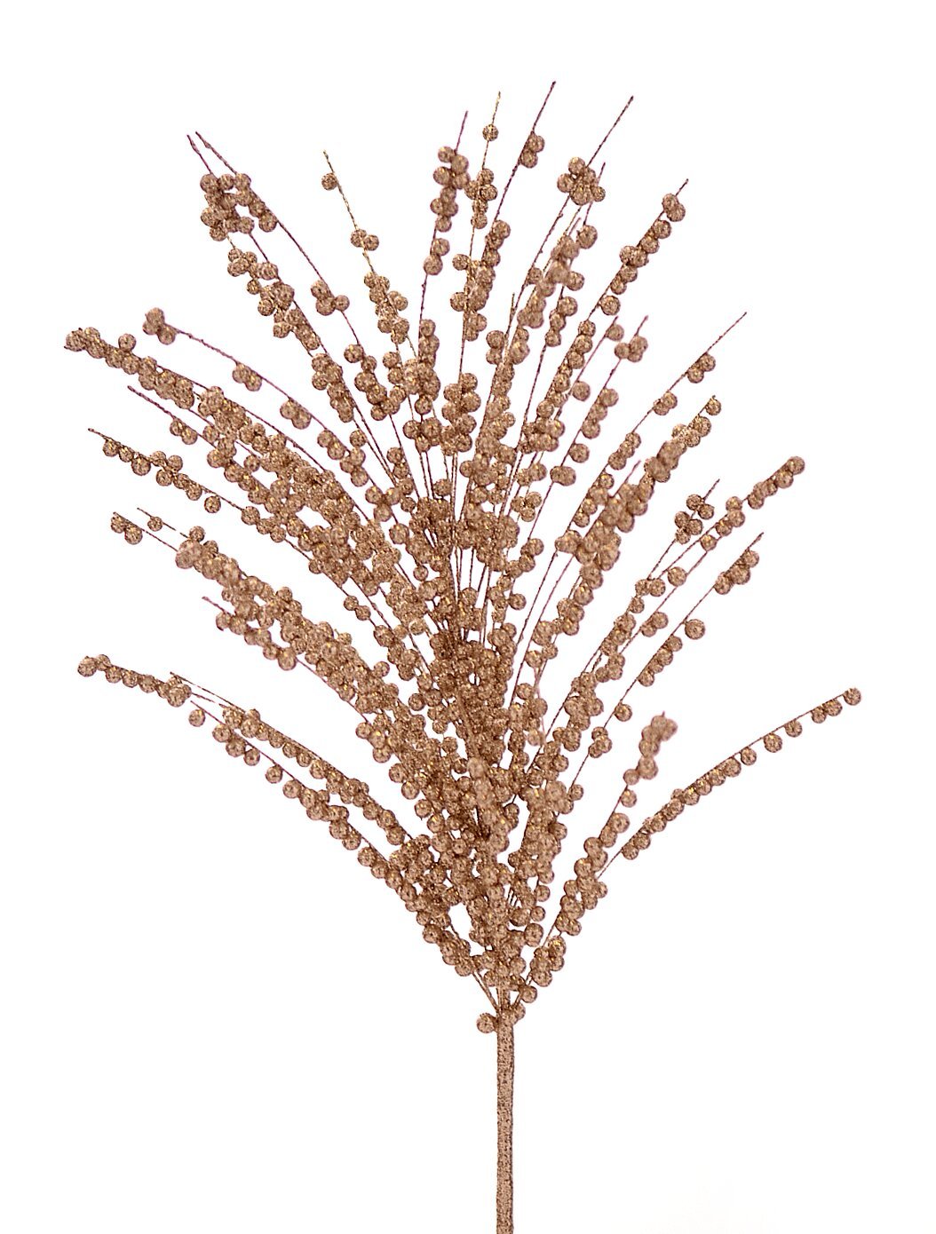 26976 24/192-65cm Κλαδί με berries σε χρώμα σαμπάνιας - Image 1