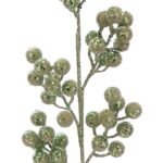 12/72-75cm Κλαδί με ανοιχτοπράσινα berries