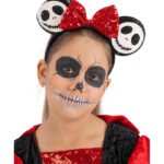 Αποκριάτικη Στέκα Ποντικούλα Με Φιόγκο Halloween