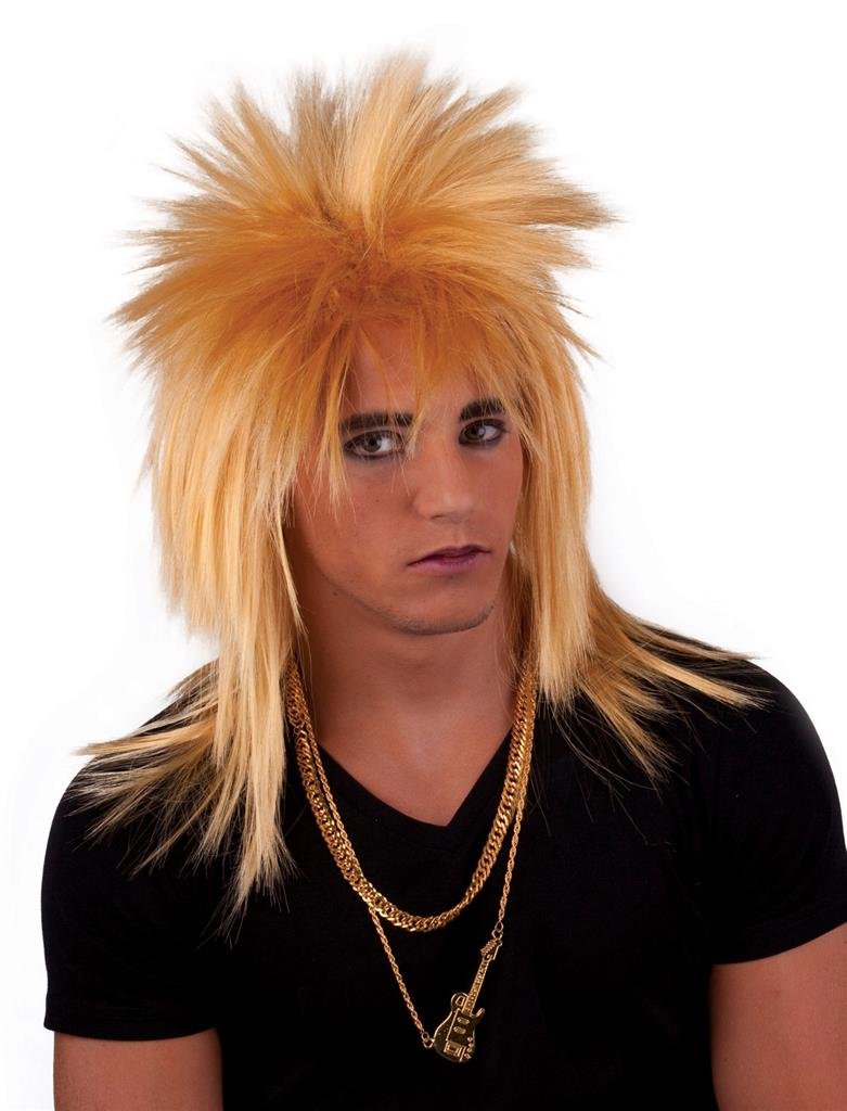 ES_57329_apokriatiki_perouka_rock_punk_blonde Περούκα Rock Punk Ξανθιά - Image 1
