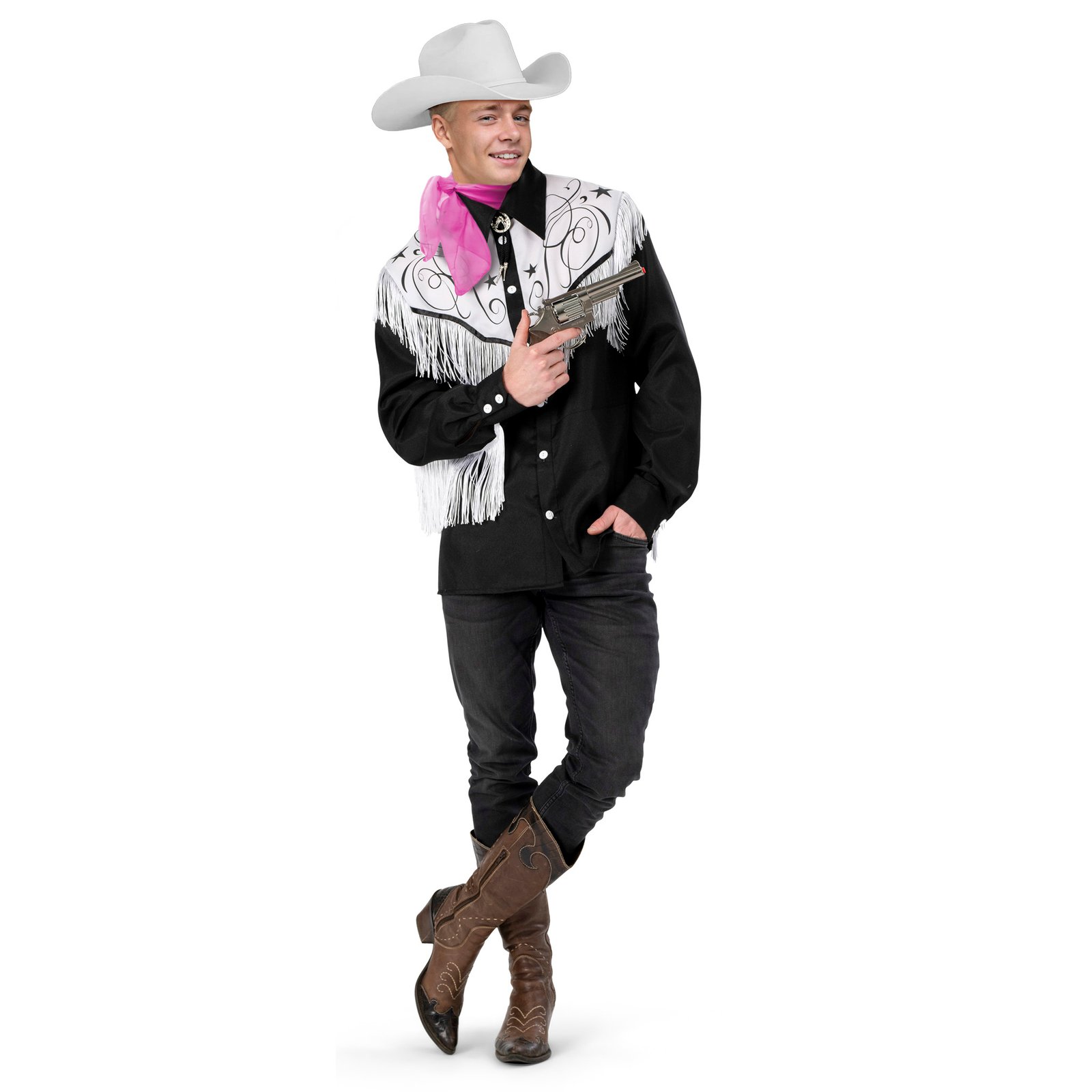 ES_602147_apokriatiki_stoli_cowboy_me_krosia Στολή Γιλέκο Cowboy - Image 1